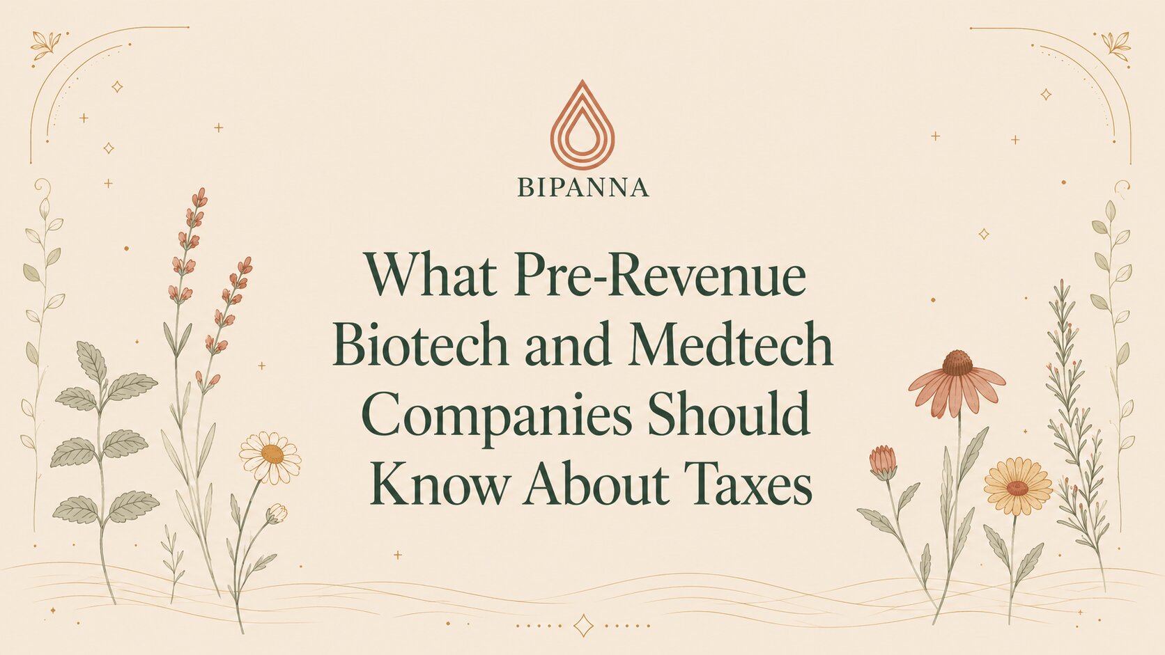 What Pre-Revenue Biotech and Medtech Companies Should Know About Taxes